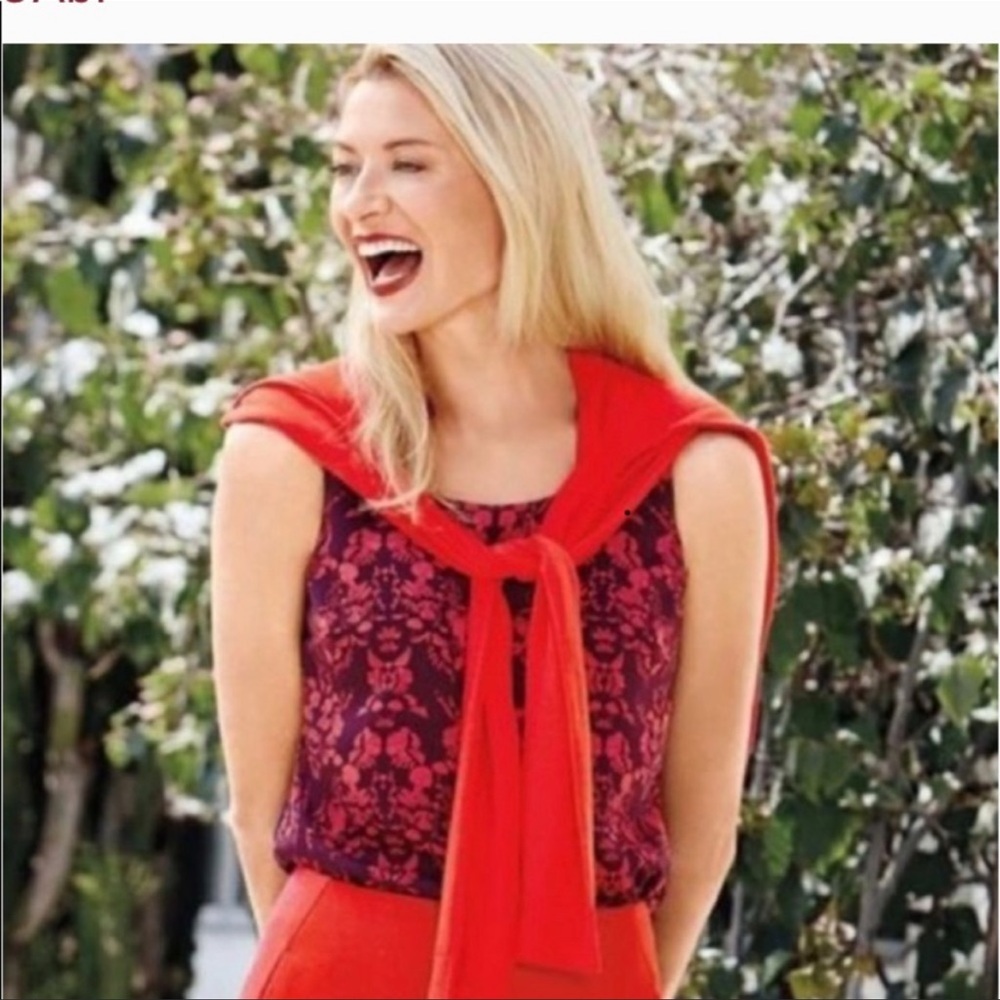 Cabi Cameo Sleeveless Blouse Tank Top